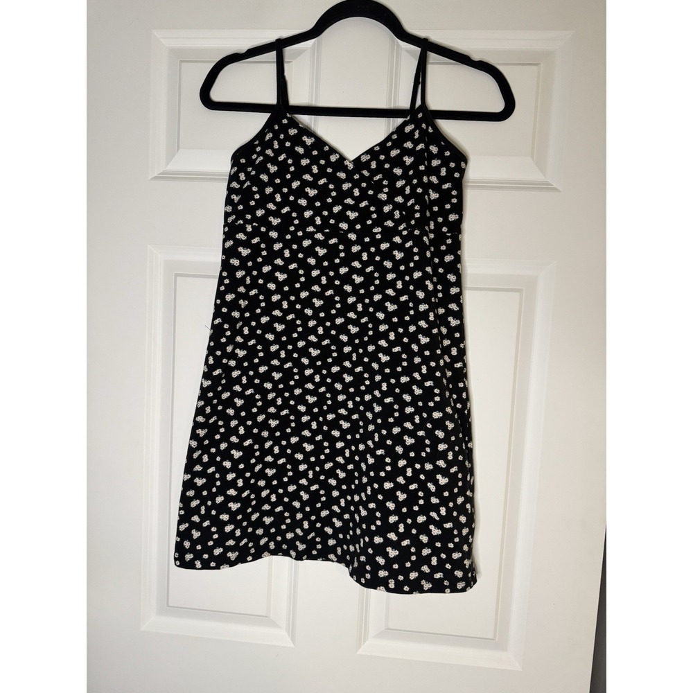 Aeropostale Floral V Neck Surplice Dress Ditsy Floral Print Small Multicolor